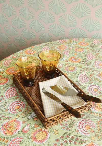 Mughal Rajan Floral Tablecloth - Casa by Josephine Jenno