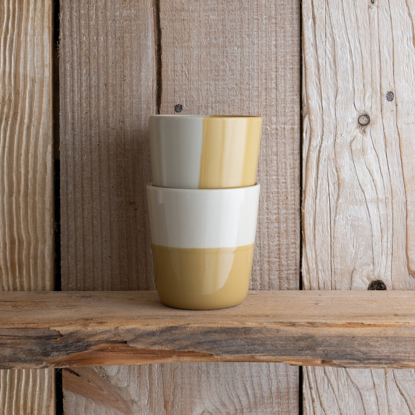 Rue Beaker - Mustard Yellow - Large (Set of 2)