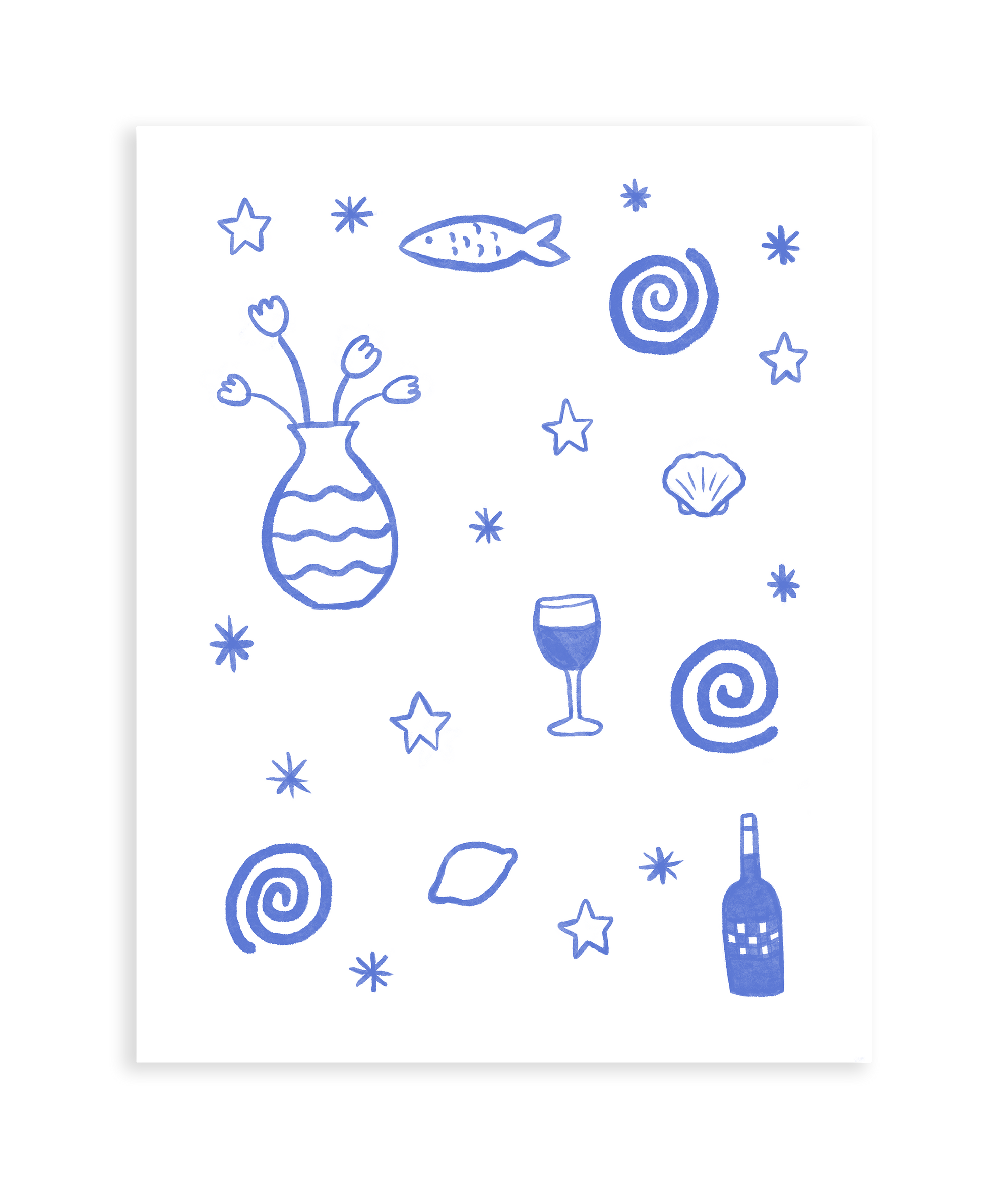 Summer Table Art Print