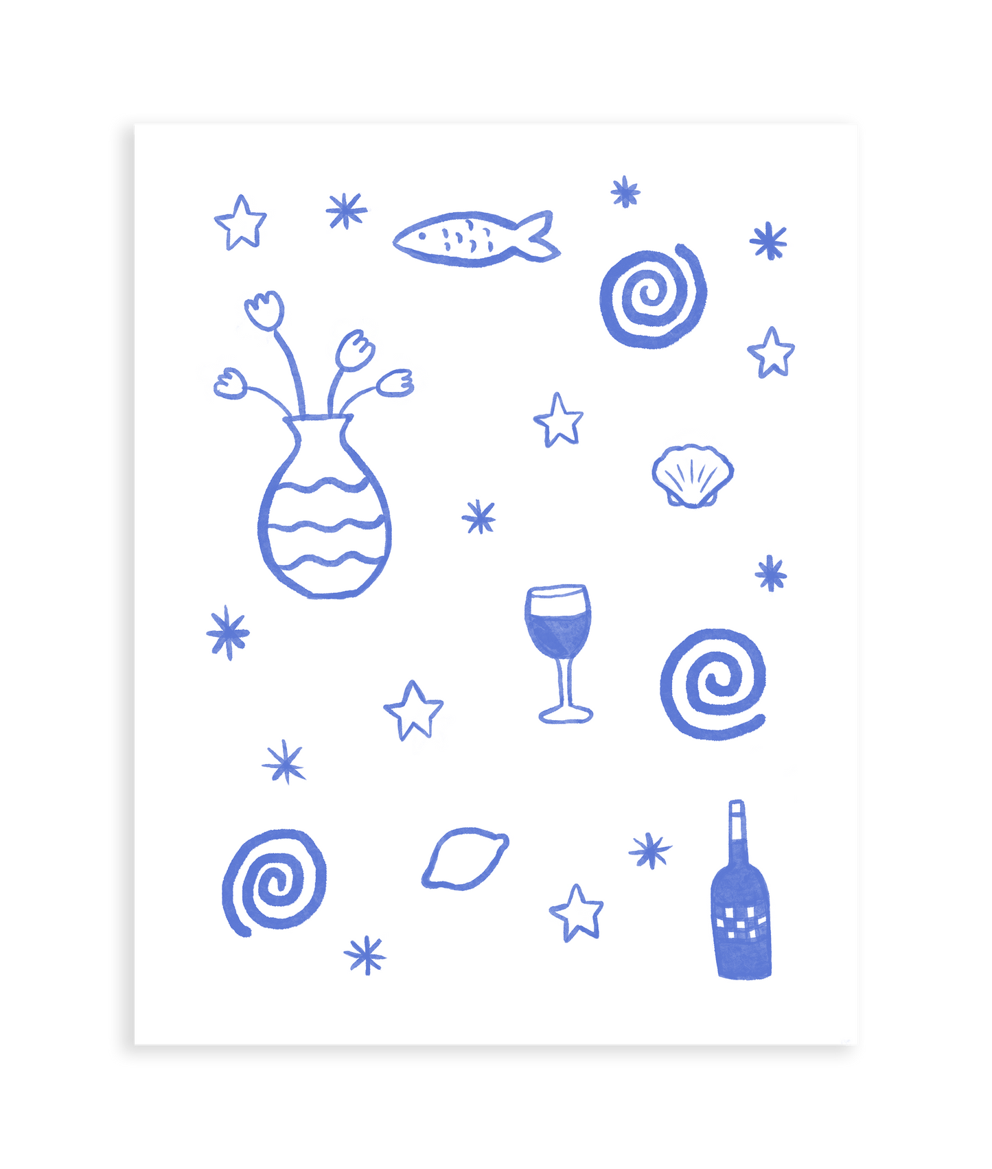 Summer Table Art Print