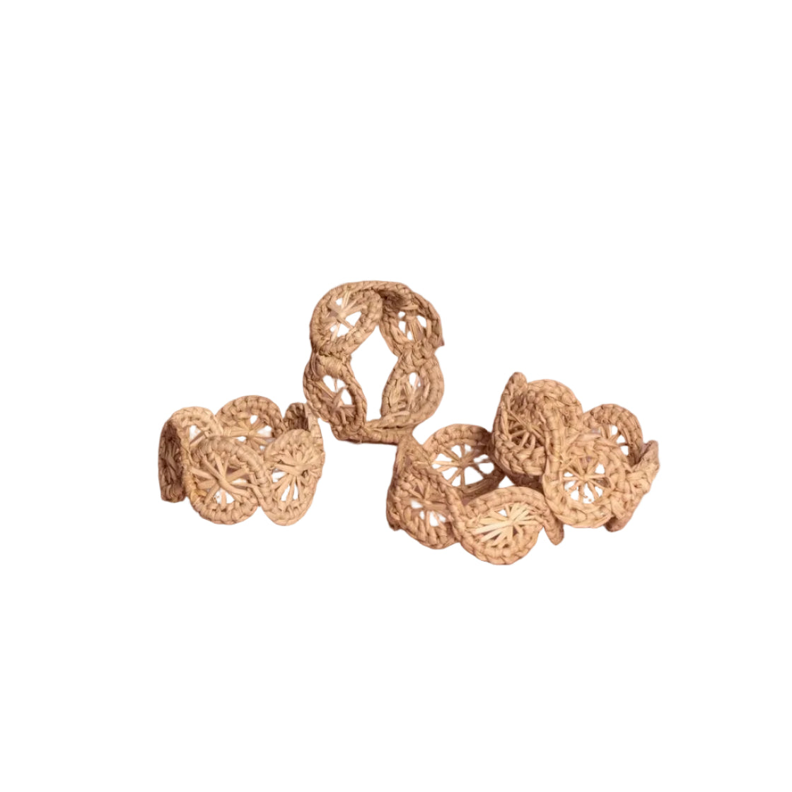 Atlántico Iraca Woven Napkin Ring, Natural