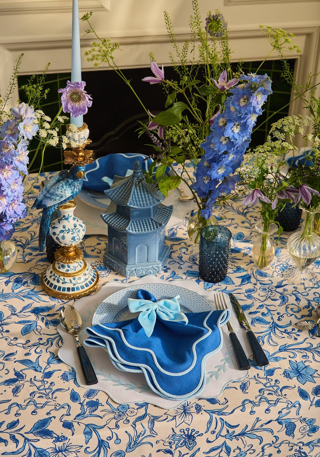 The Santorini Scallop Napkin- Set of 4