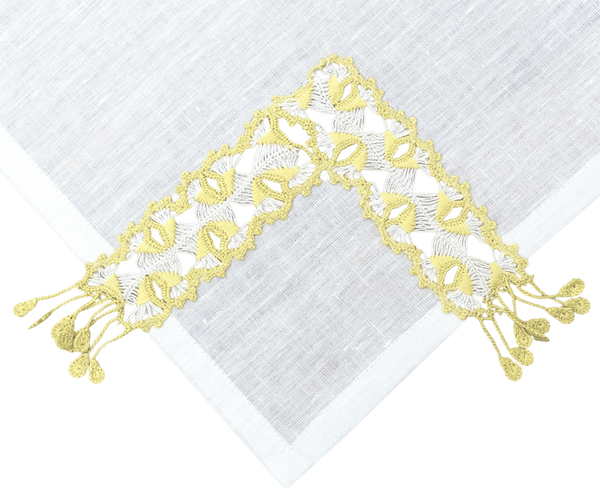 Hand Crochet Whisper Napkins 18" x 18" (Set of 4)