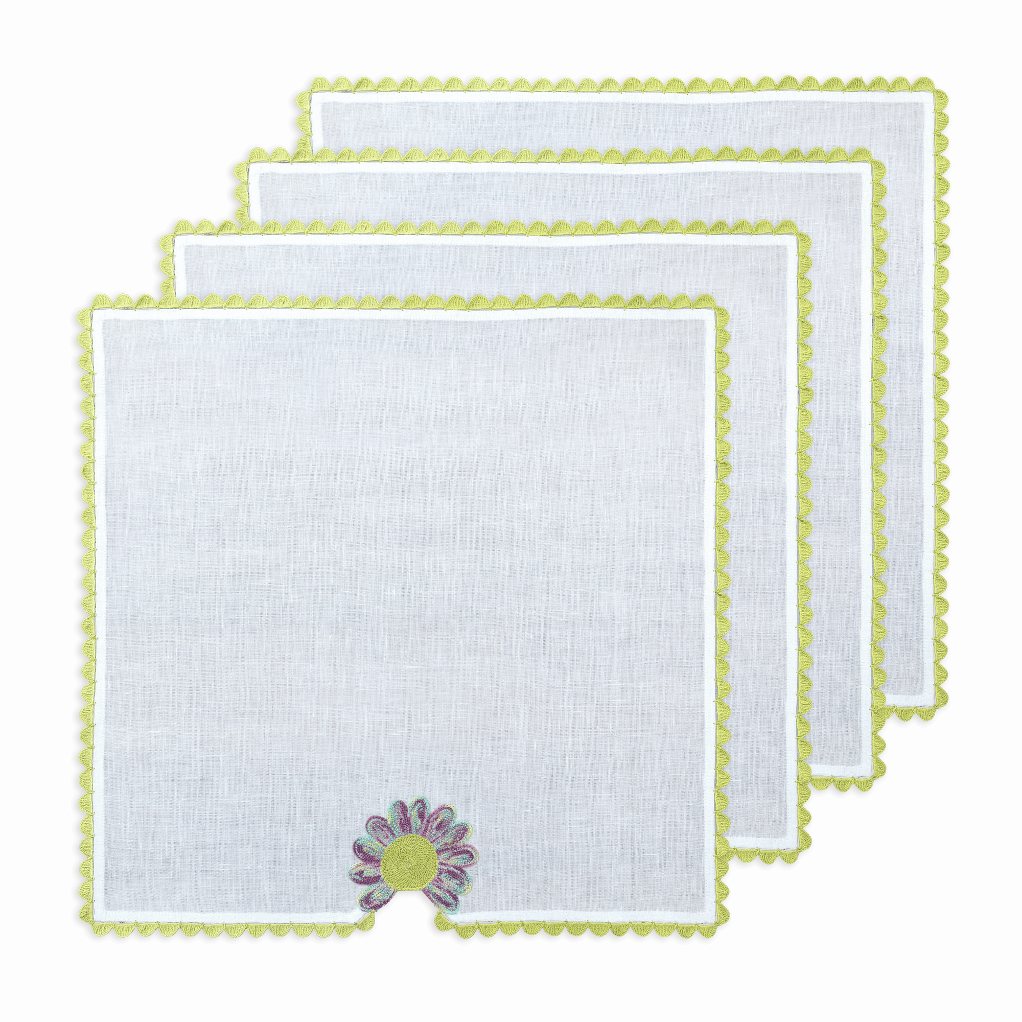 The Crochet Garden - Table Napkin (Set of 4)