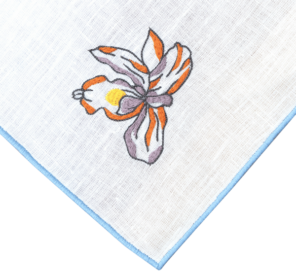 Hand Embroidered Jardin Napkins 18" x 18" (Set of 4)