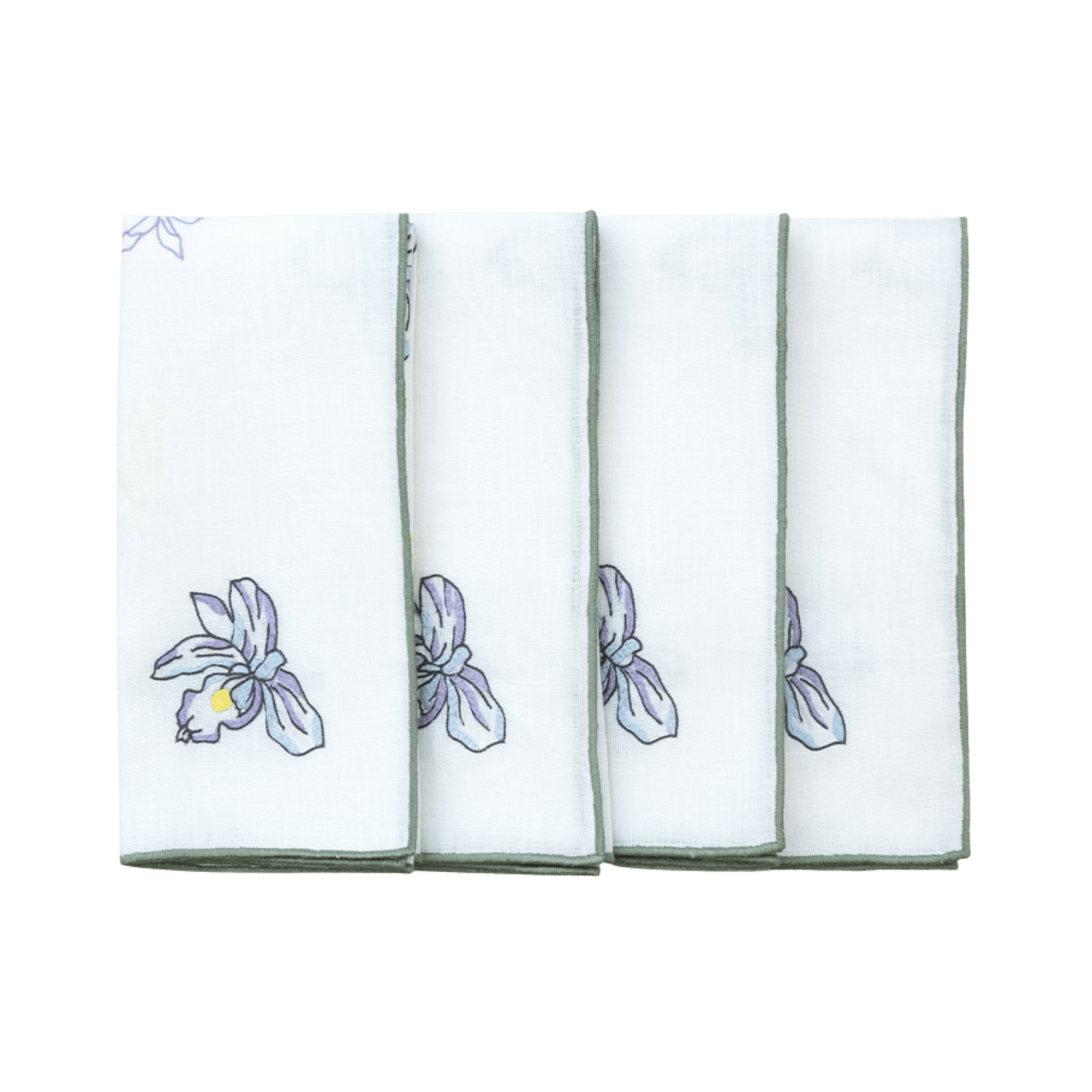 Floral Fresco - Table Napkin - Blue (Set of 4)