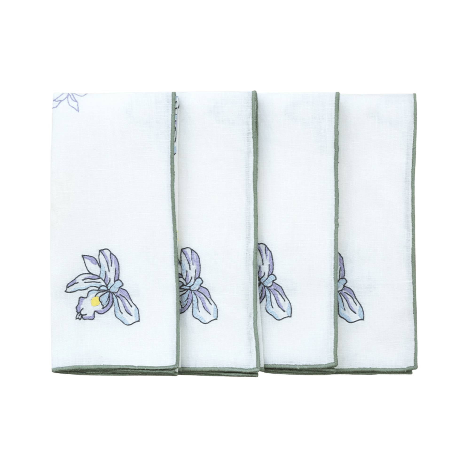 Floral Fresco - Table Napkin - Blue (Set of 4)