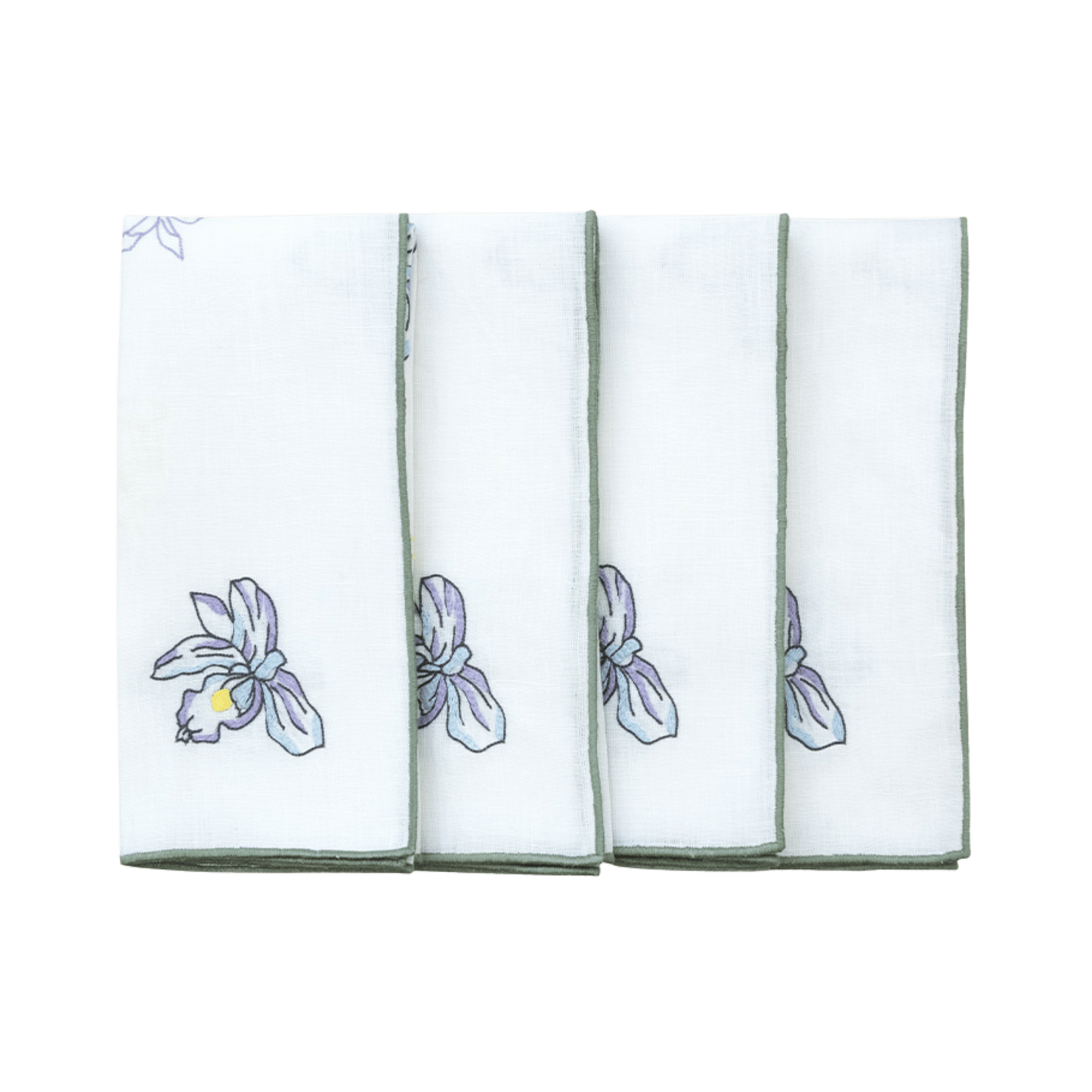 Floral Fresco - Table Napkin - Blue (Set of 4)