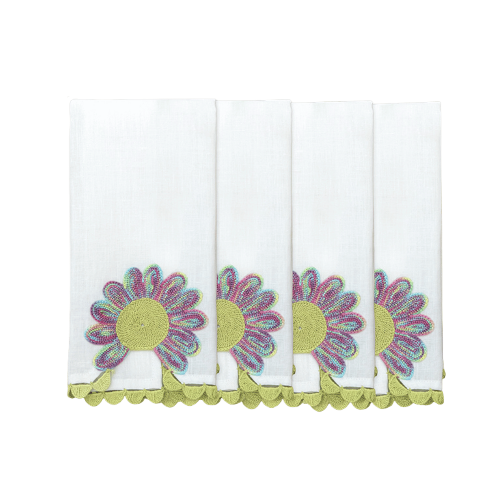 The Crochet Garden - Table Napkin (Set of 4)