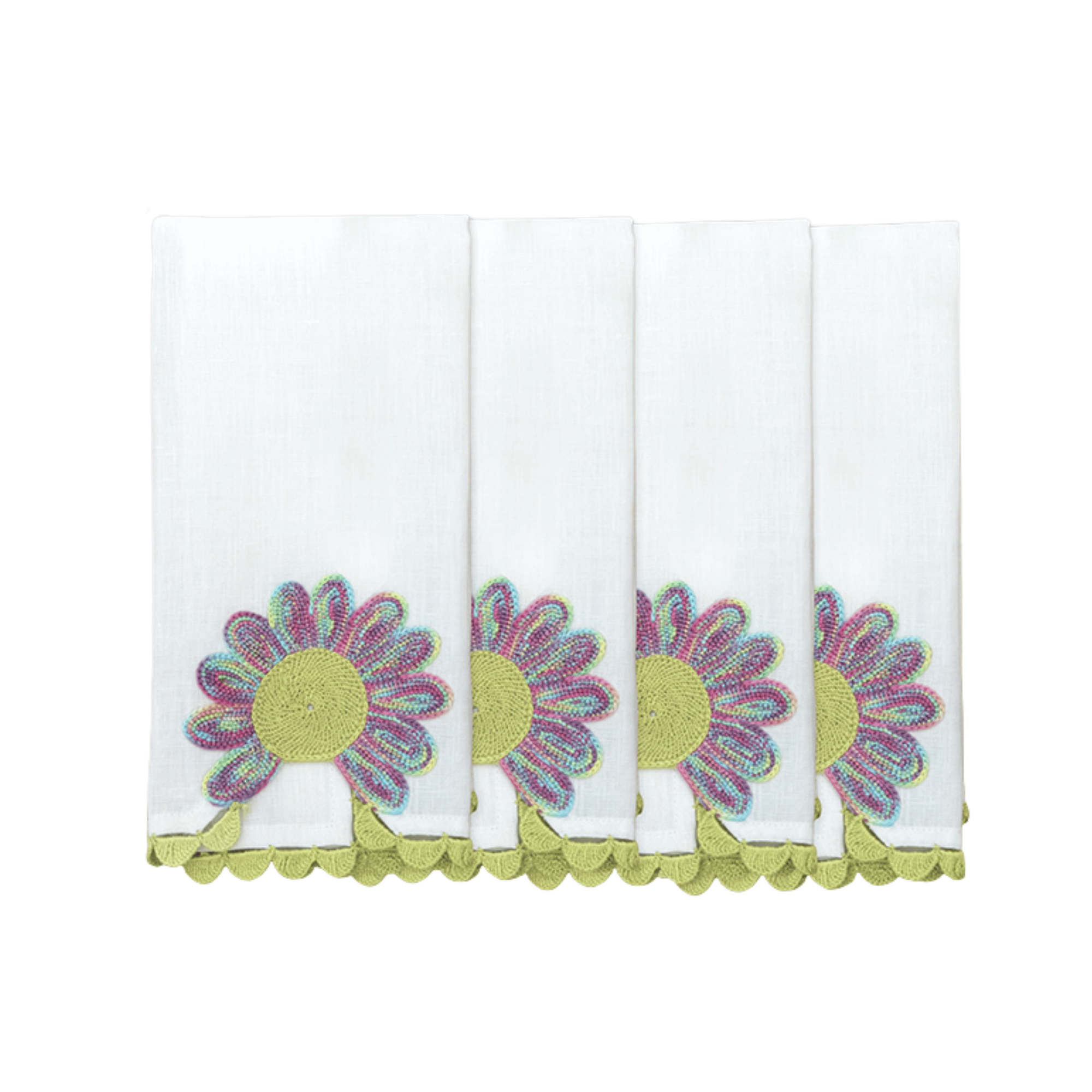 The Crochet Garden - Table Napkin (Set of 4)