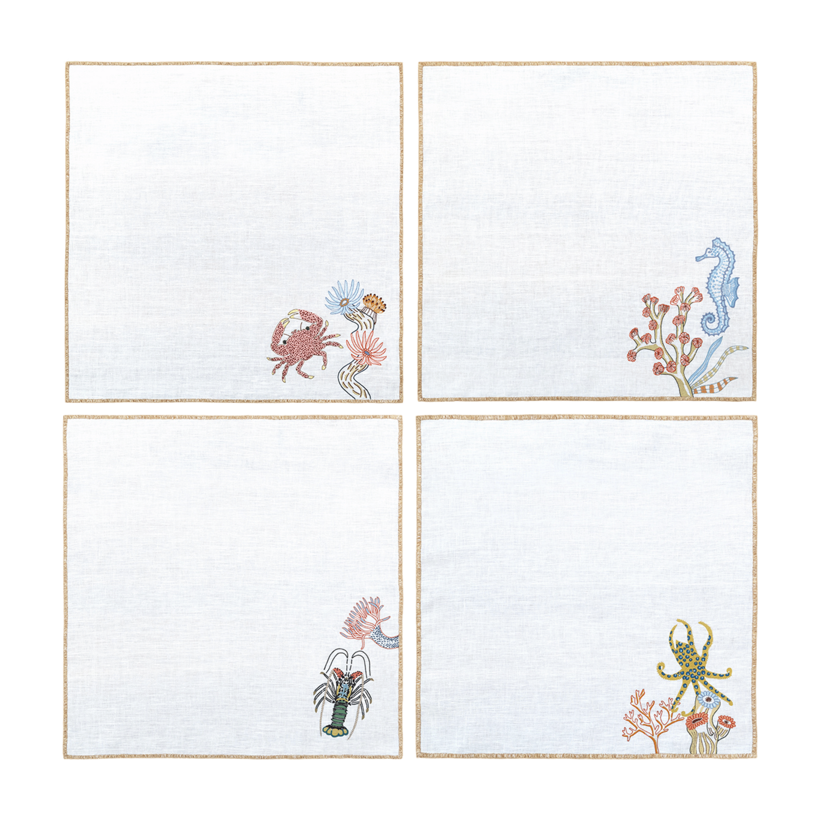 Marine Life - Table Napkin (Set of 4)
