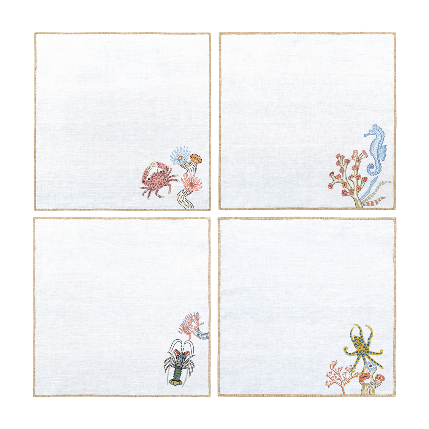 Marine Life - Table Napkin (Set of 4)