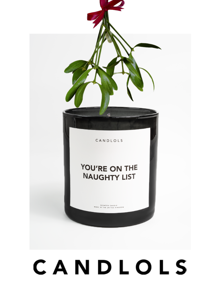 You're On The Naughty List, Luxury Scented Candle