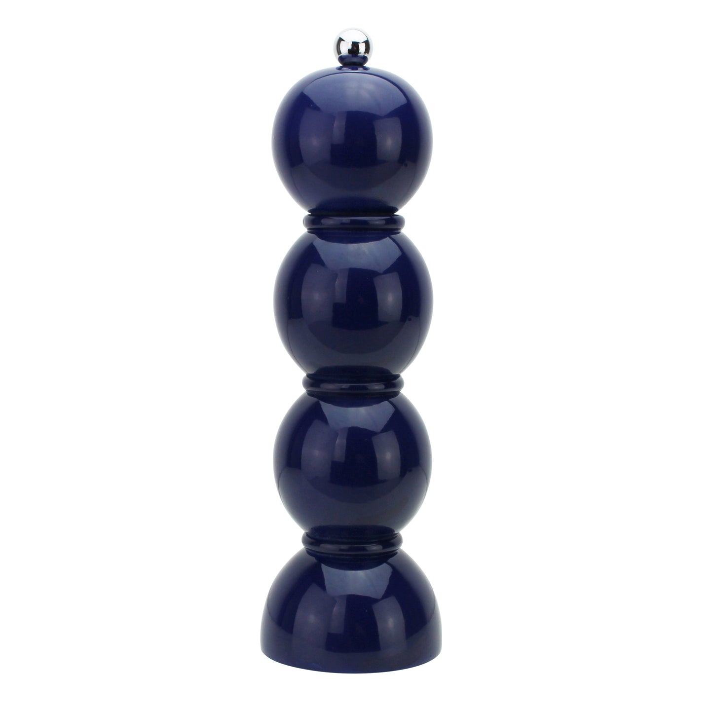 Navy Lacquer Bobbin Salt or Pepper Mill Grinder - Addison Ross Ltd UK