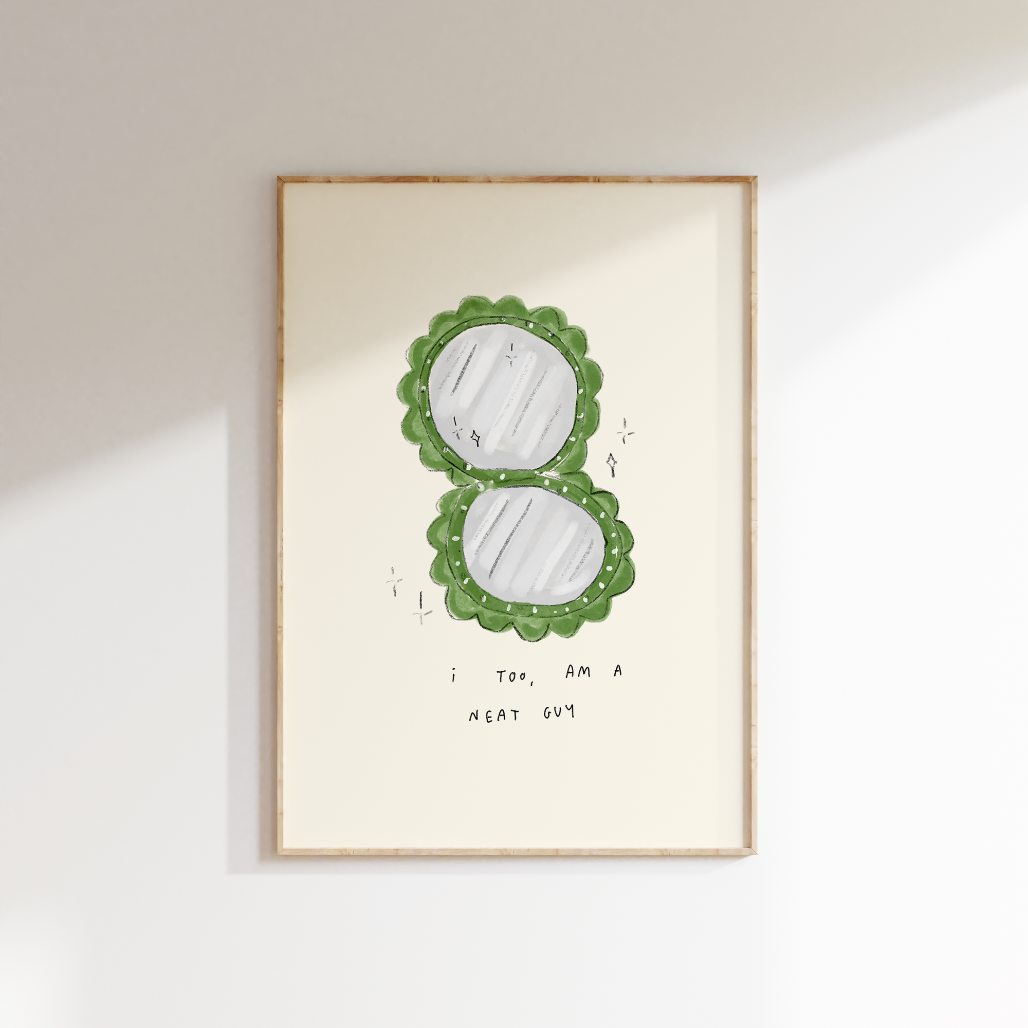 I Too, Am A Neat Guy - Friends Quote Print