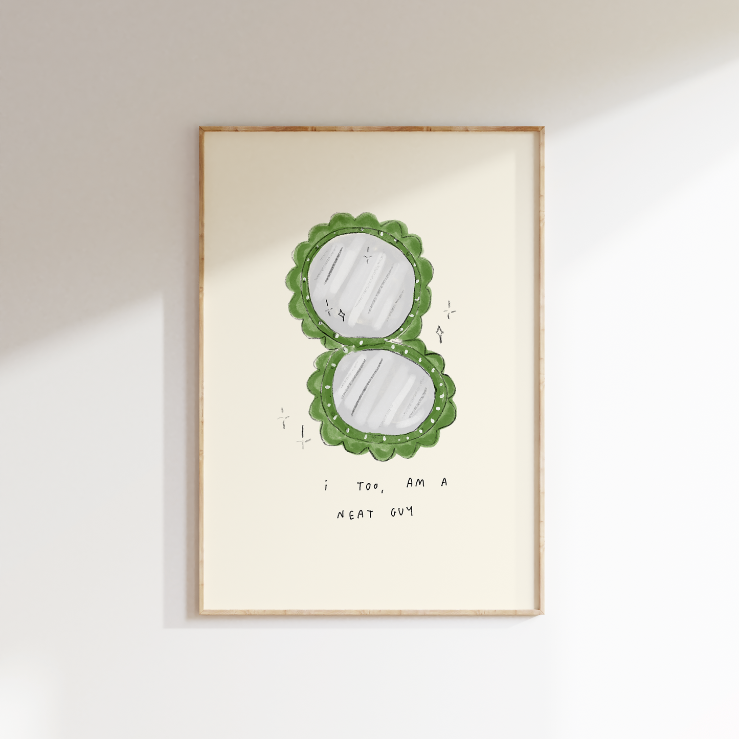 I Too, Am A Neat Guy - Friends Quote Print