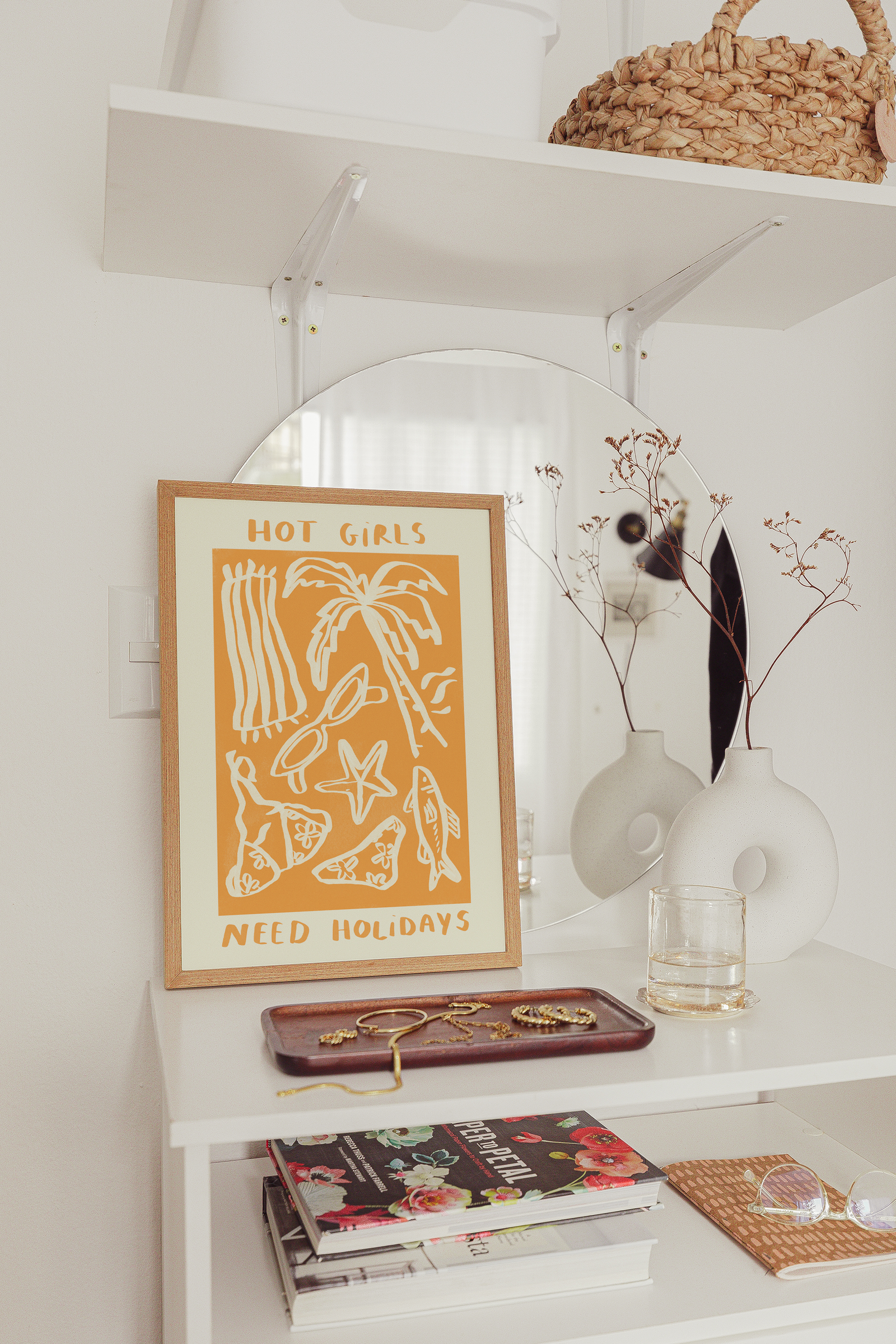 Hot Girls Need Holidays Print