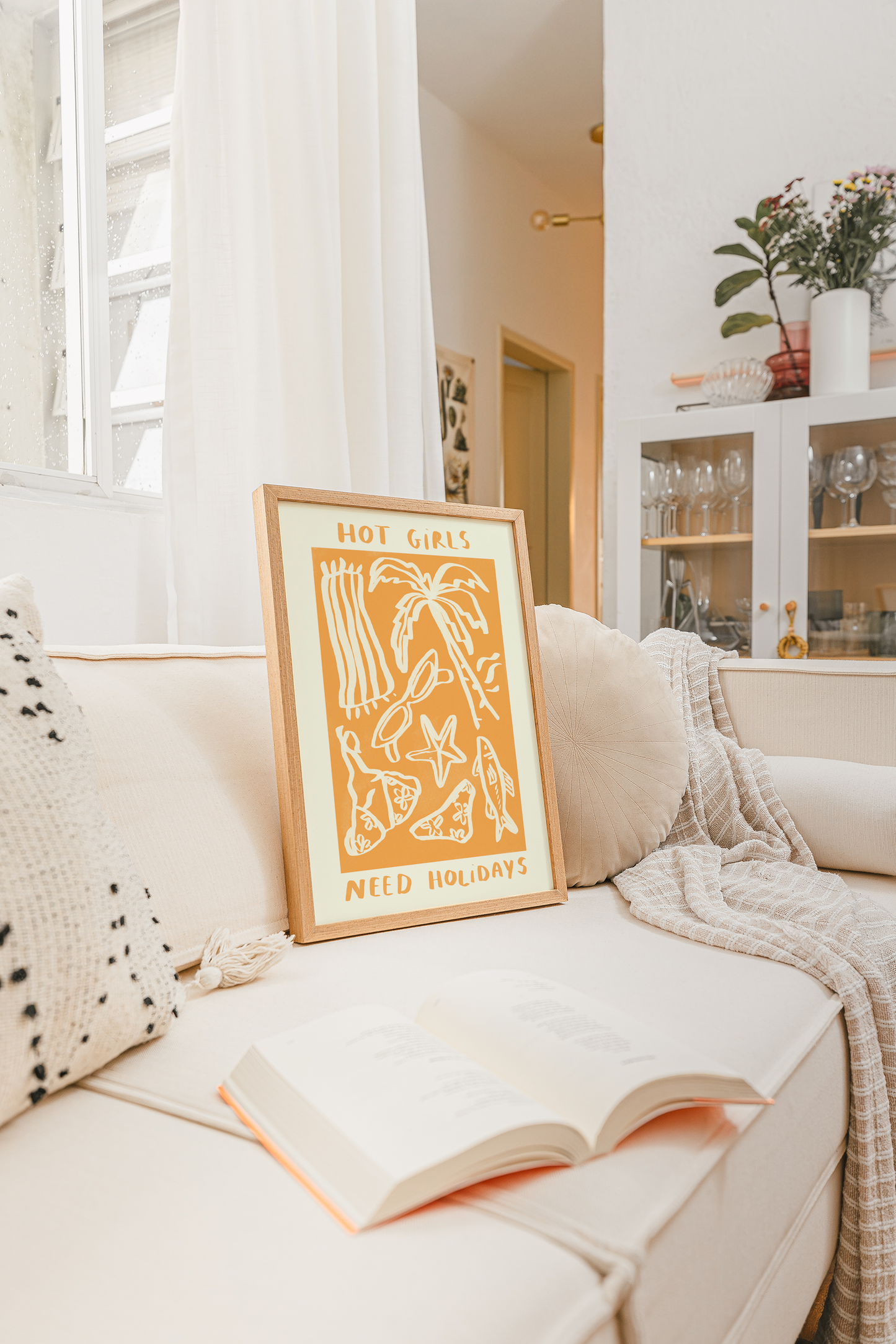 Hot Girls Need Holidays Print