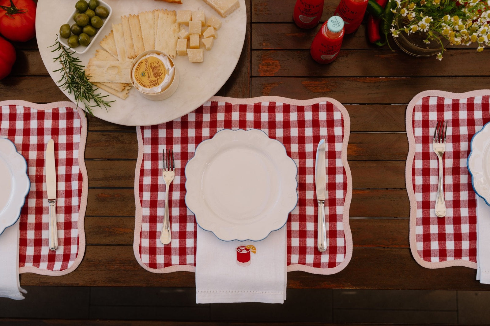 Negroni' Dinner Napkins (Set of 4)