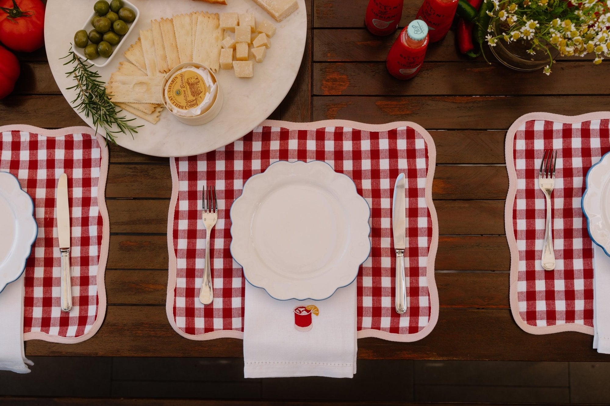 Negroni' Dinner Napkins (Set of 4)