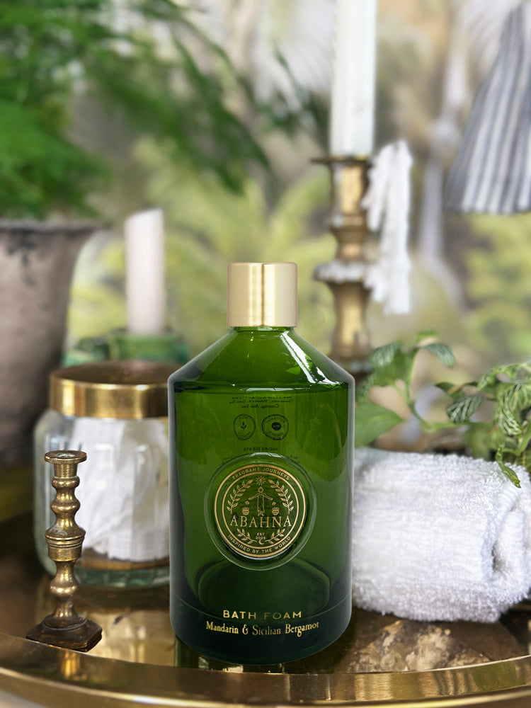 Bath Foam Decanter - Mandarin & Sicilian Bergamot