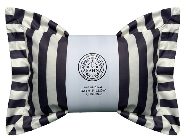 The Original Bath Pillow - Charcoal Grey & White (Boxed)
