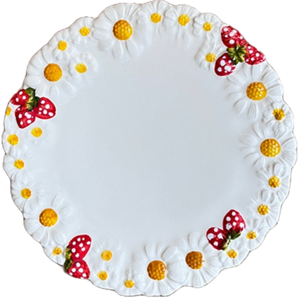 Nonna Strawberry Plate 22cm