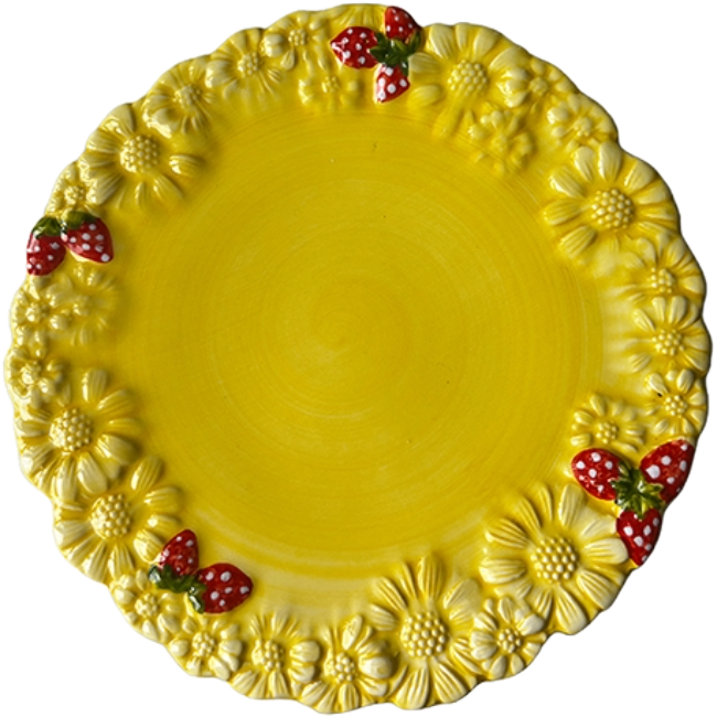 Nonna Platter Yellow 36cm
