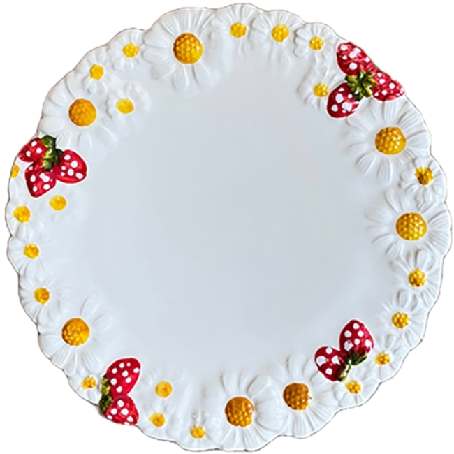 Nonna Platter Strawberry 36cm