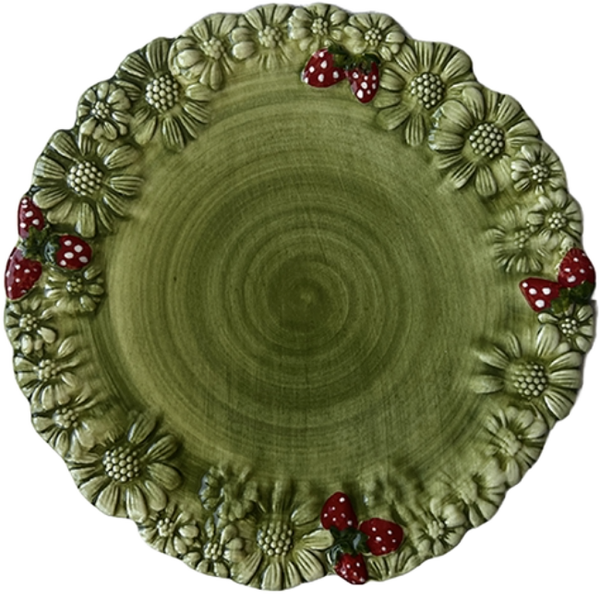 Nonna Green Plate 22cm