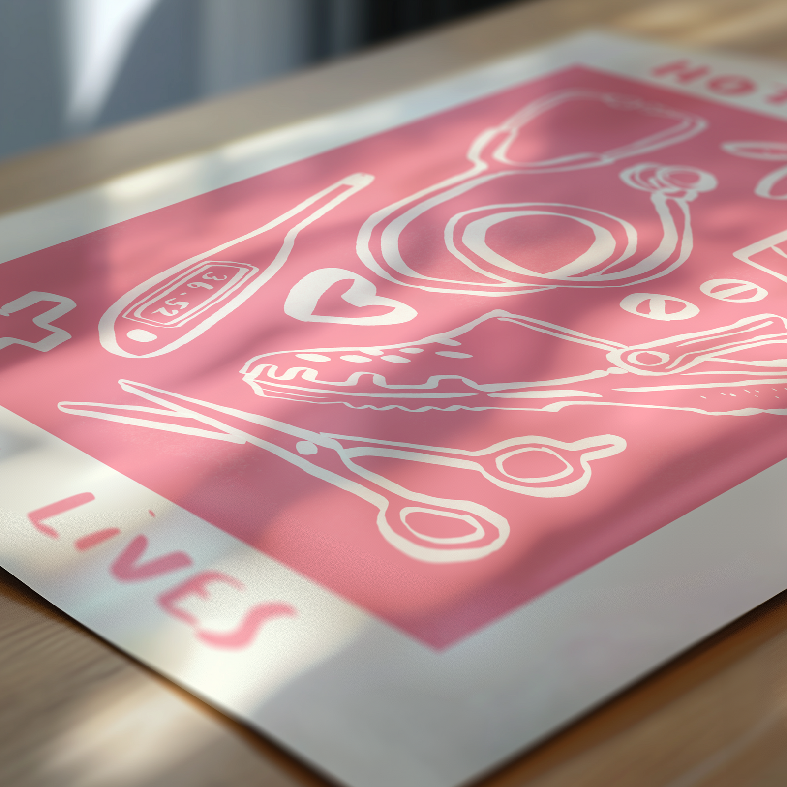 Hot Girls Save Lives - Nurse Print