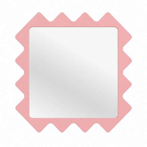 Modern Red Statement Wall Mirror - Oberig 44 by oitoproducts