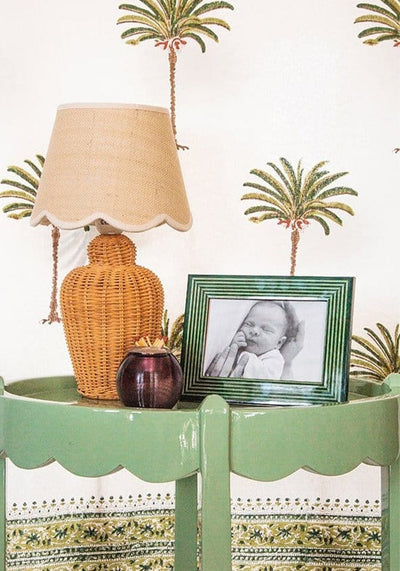 Olive Green Dream Striped Photo Frame 6x4" - Casa by Josephine Jenno