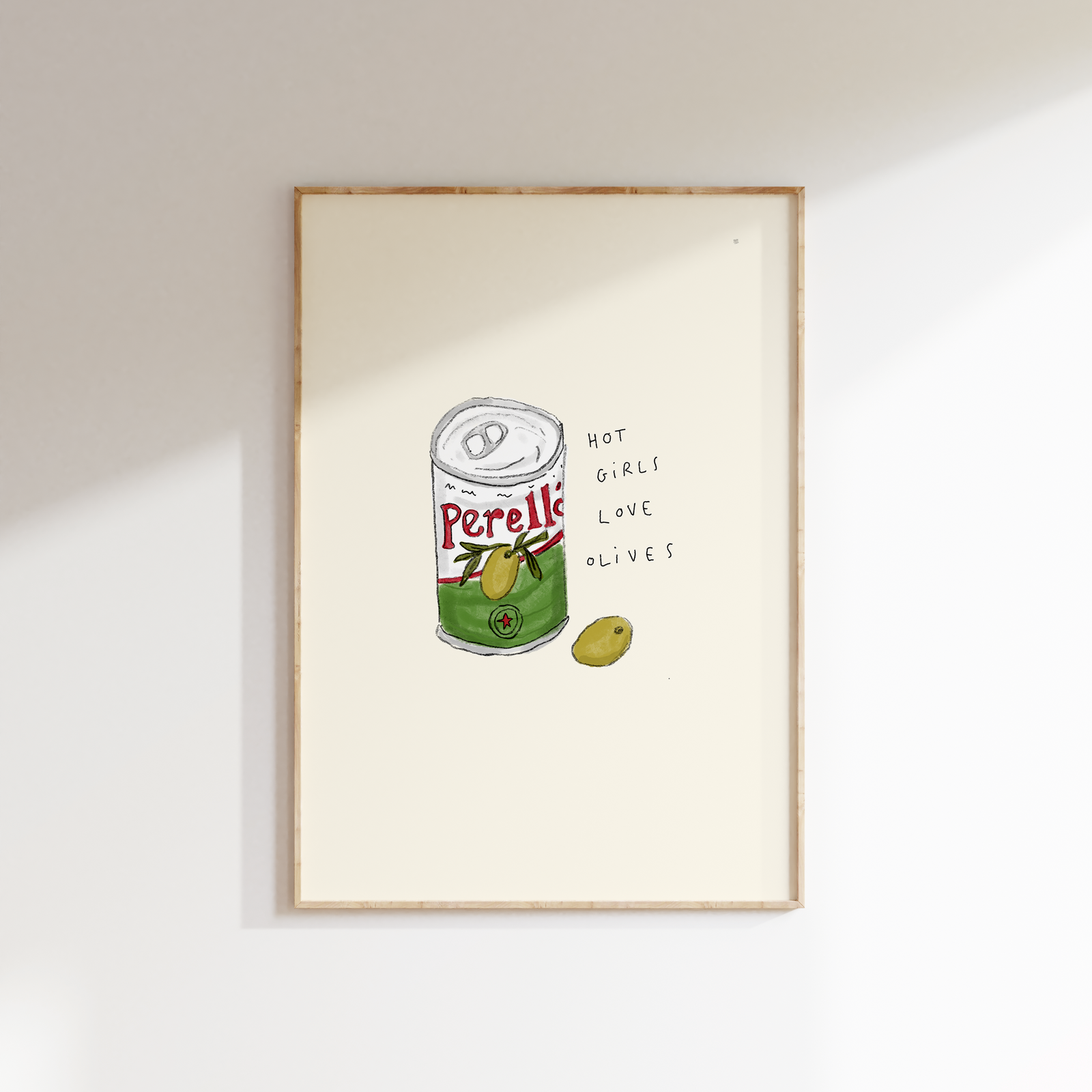 Hot Girls Love Olives Print