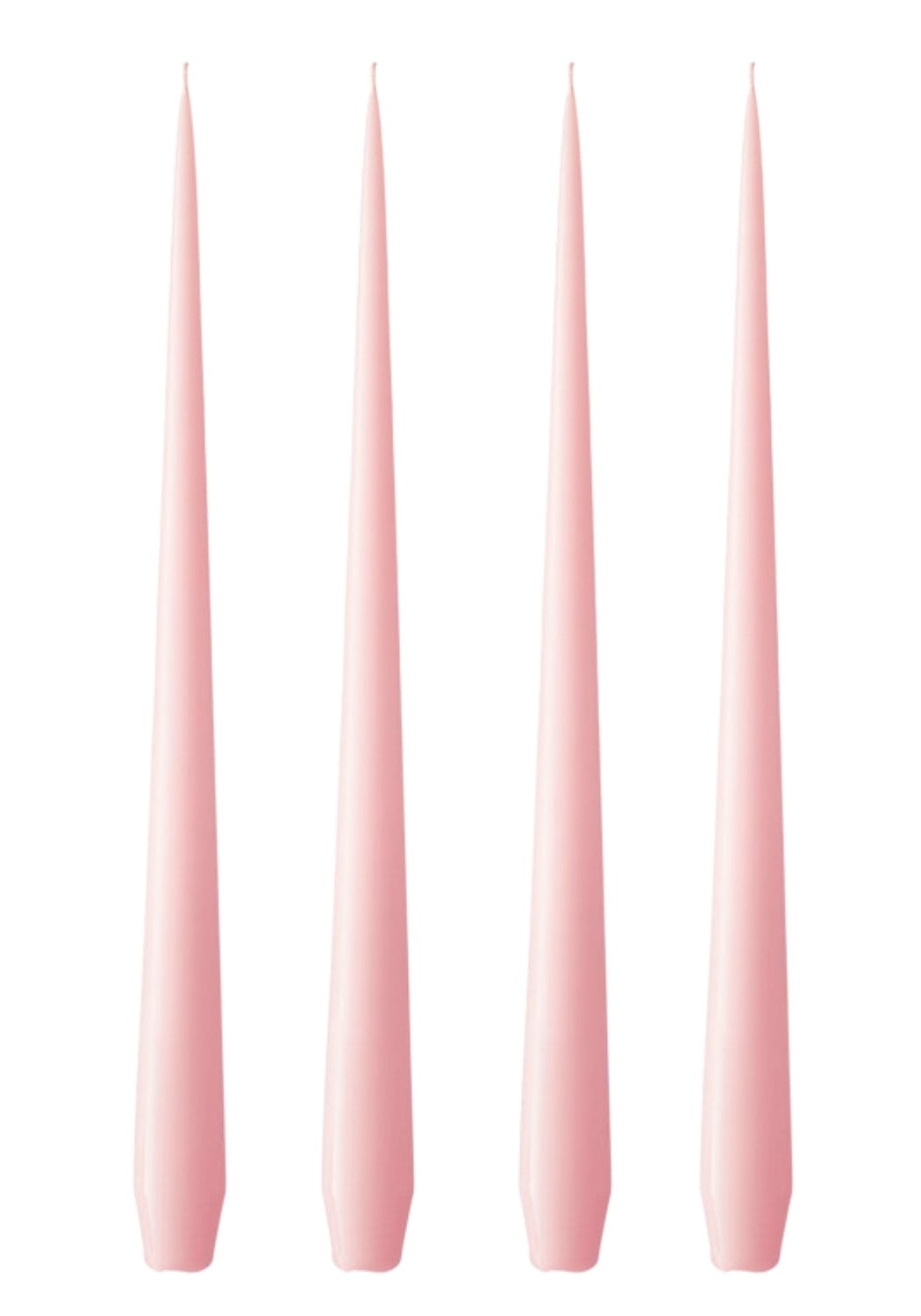 Olivia's Rose Quartz Large Taper Candles - Casa by Josephine Jenno