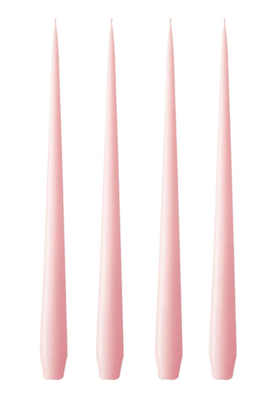 Olivia's Rose Quartz Large Taper Candles - Casa by Josephine Jenno