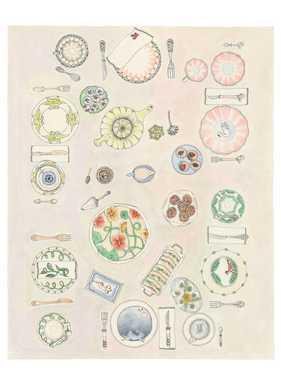 Once Upon a Feast Afternoon Tea - Fine Art Print - Forivor