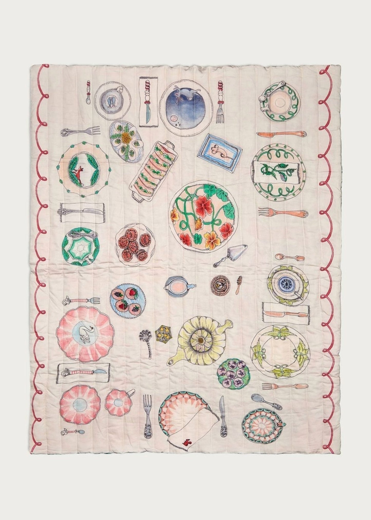 Once Upon a Feast Quilted Blanket - Forivor
