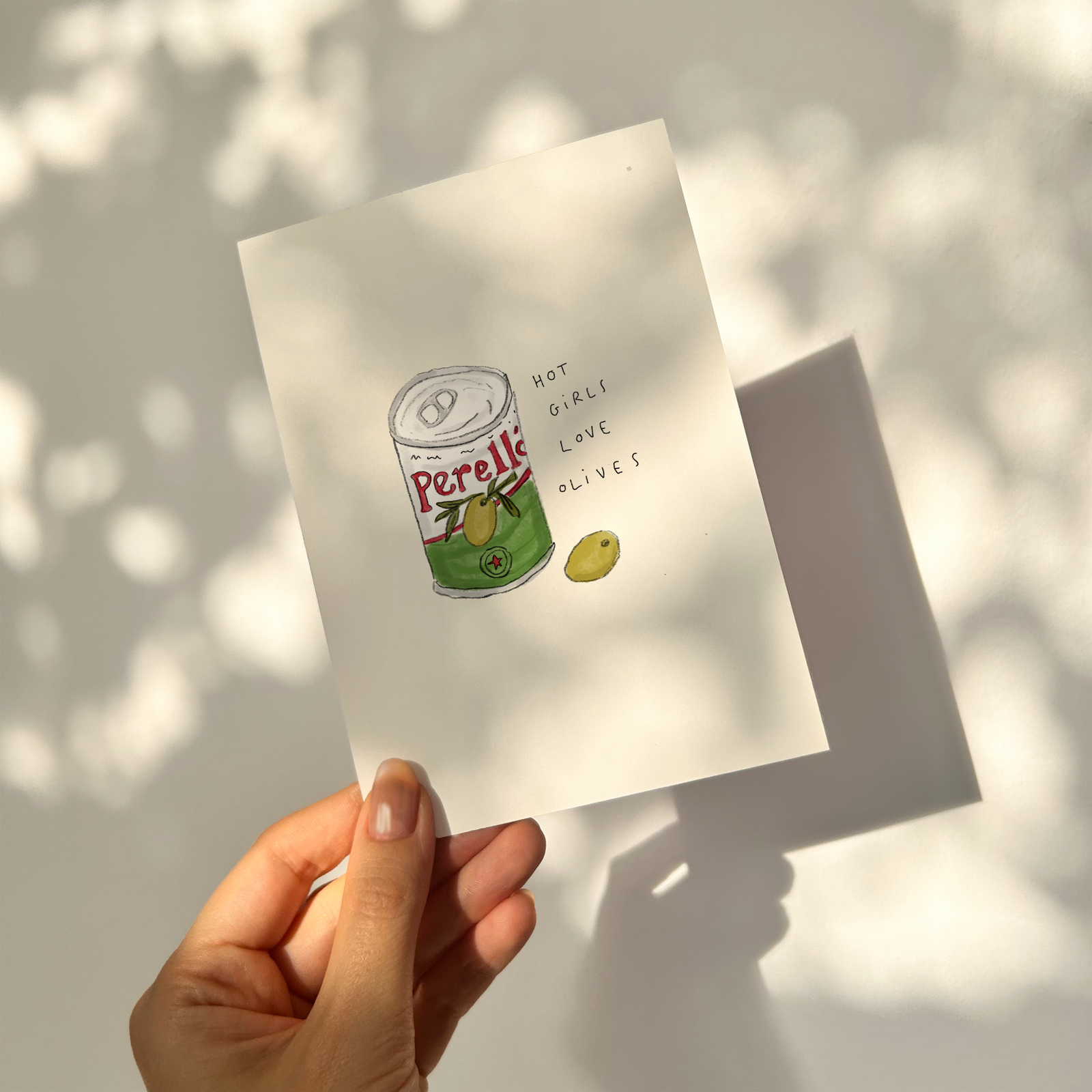 Hot Girls Love Olives Print