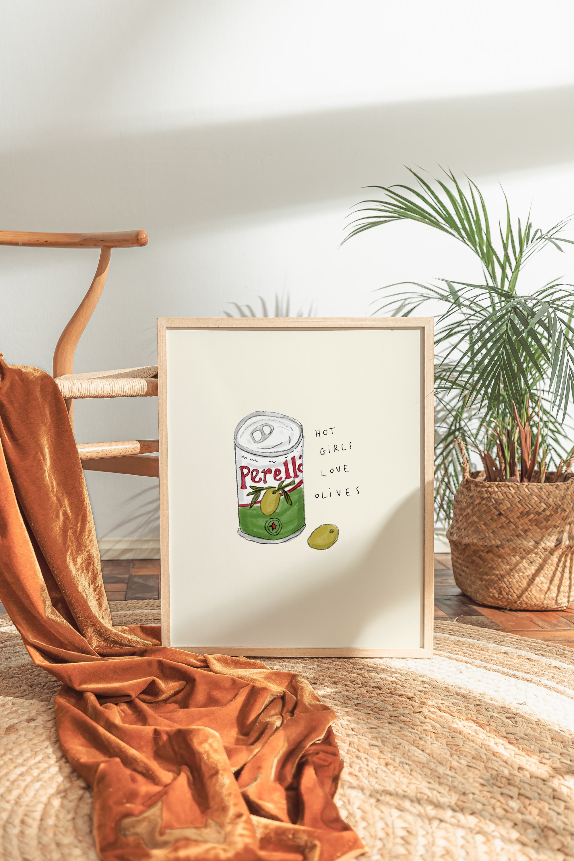 Hot Girls Love Olives Print