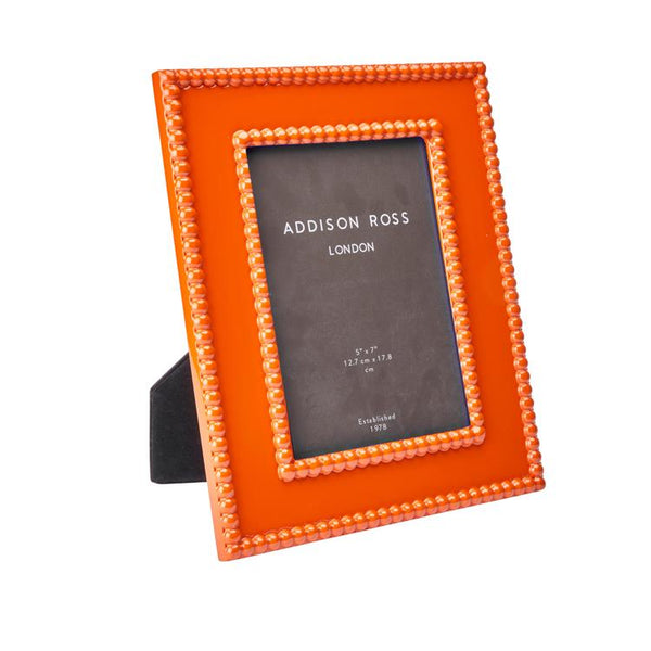 Orange Bobbin Lacquer Photo Frame - Addison Ross Ltd UK