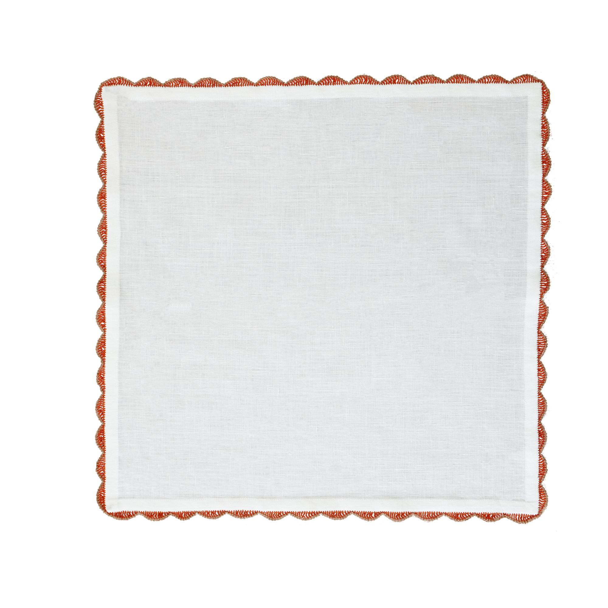 Hand Crochet Napkins 18" x 18" (Set of 4)