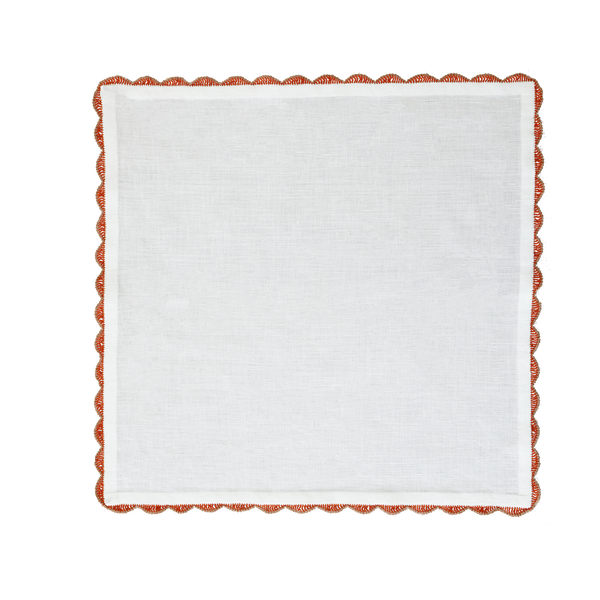 Hand Crochet Whisper Napkins 18" x 18" (Set of 4)