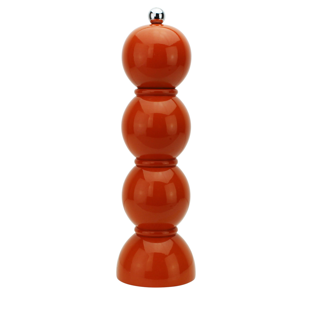 Orange Lacquer Bobbin Salt or Pepper Mill Grinder - Addison Ross Ltd UK