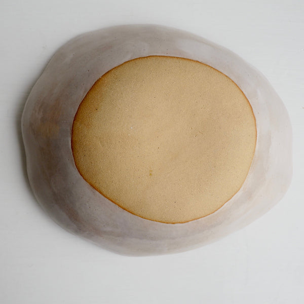 Handmade Ceramic Fruit Bowl With Oranges , Lemons And Limes