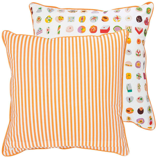 Orange Mithai Cushion Cover
