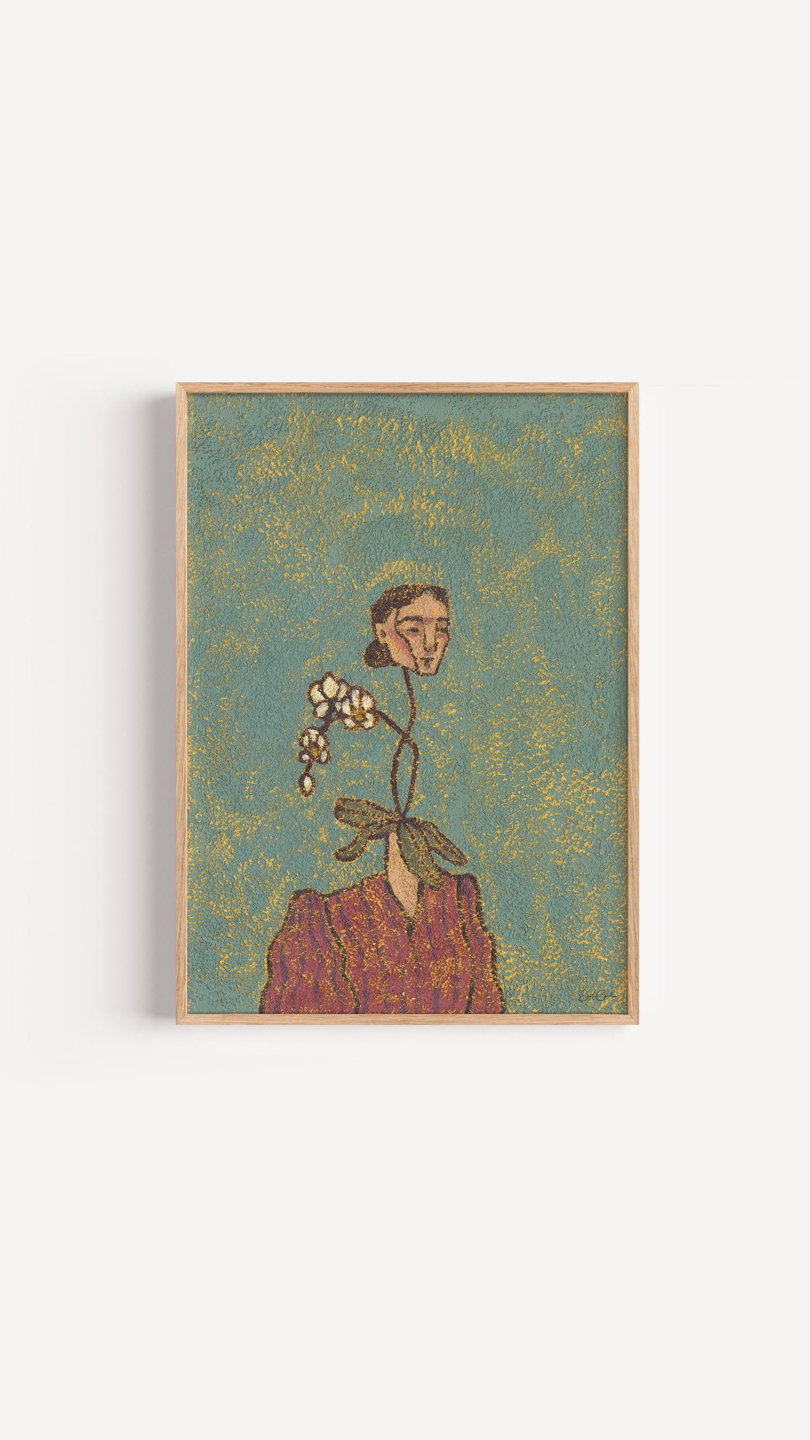 Iris Germanica - Botanical Art Print