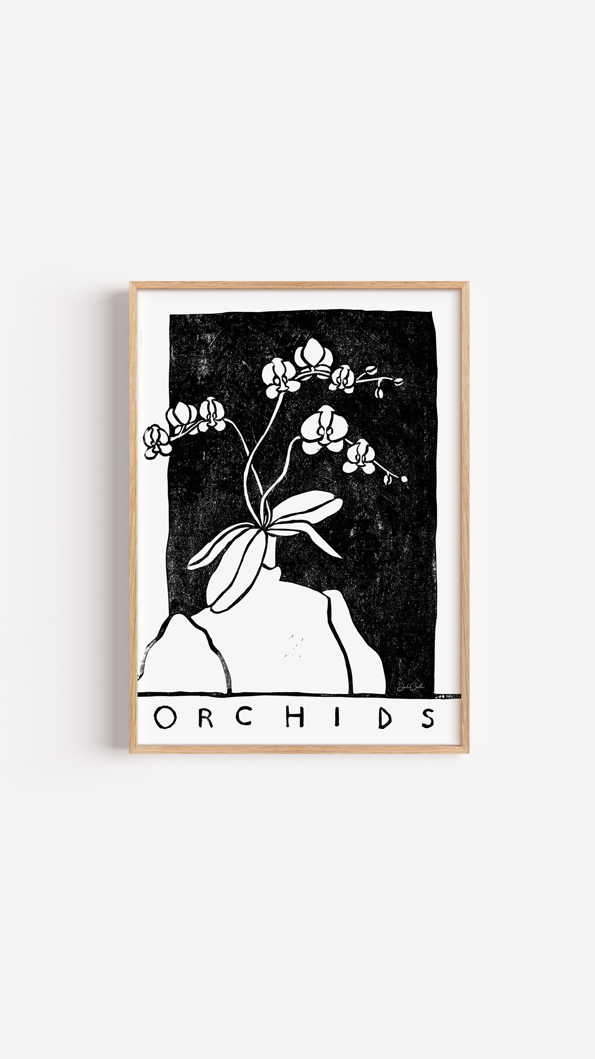 Les Fleurs Jaunes - Botanical Art Print