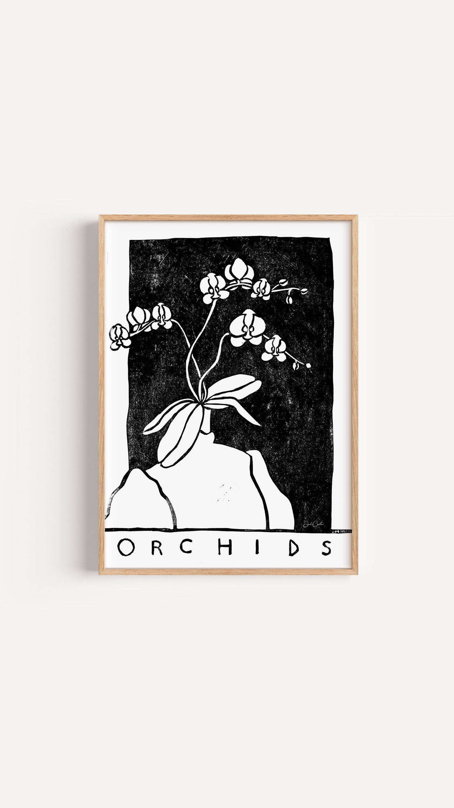 Les Fleurs Jaunes - Botanical Art Print