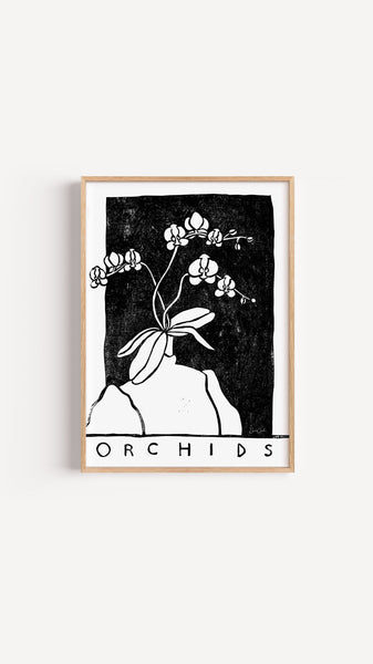 Les Fleurs Jaunes - Botanical Art Print